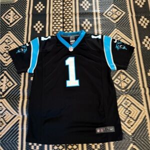 NFL Nike, Carolina Panthers, Cam Newton football jersey great colors and look